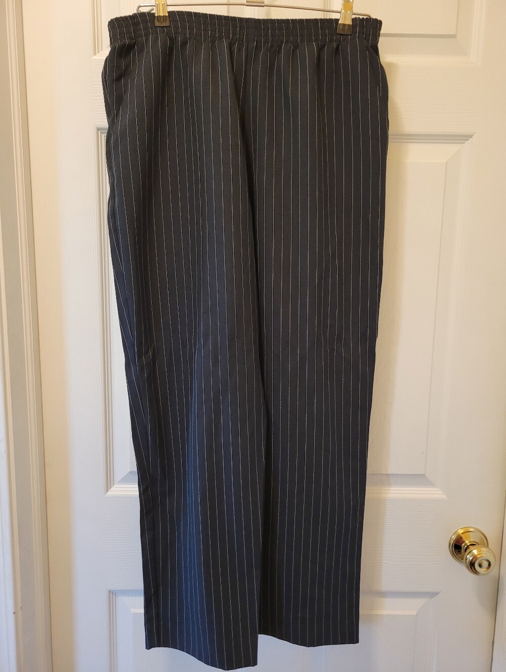 Womens Sz. 14P Pinstripe Pull On Pants